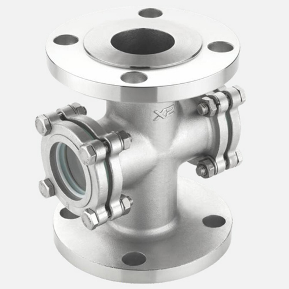 Double Window Sight Flow Indicator - Application: Commercial