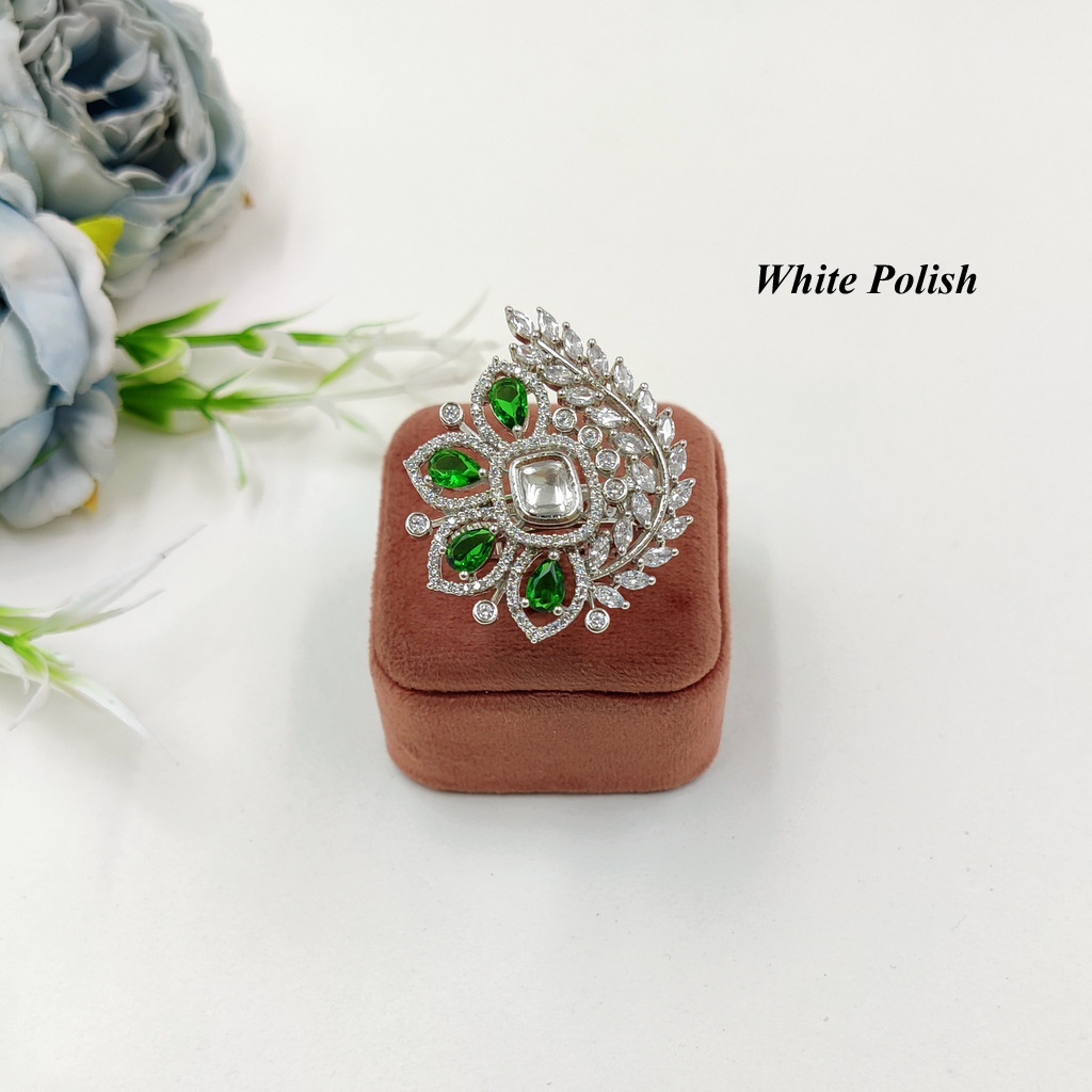Modern Designer American Diamond Ring