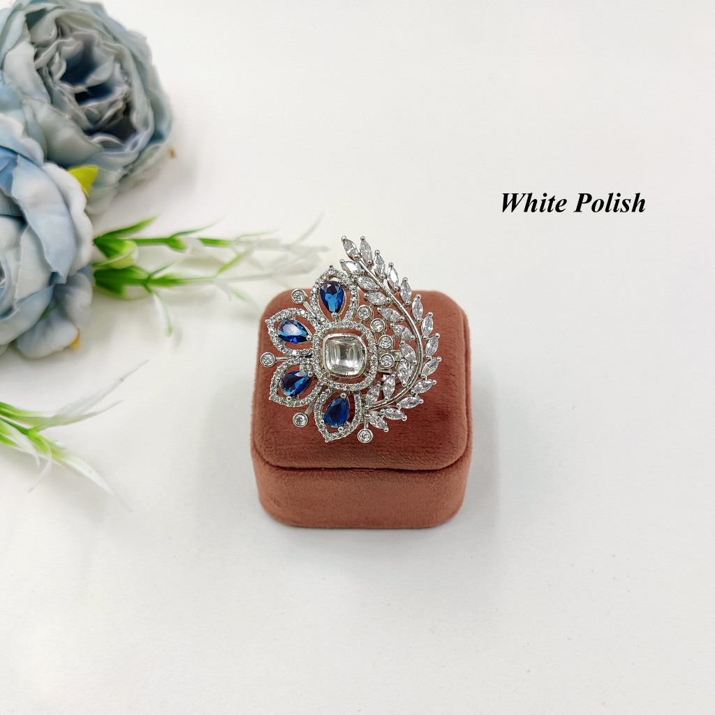 Modern Designer American Diamond Ring