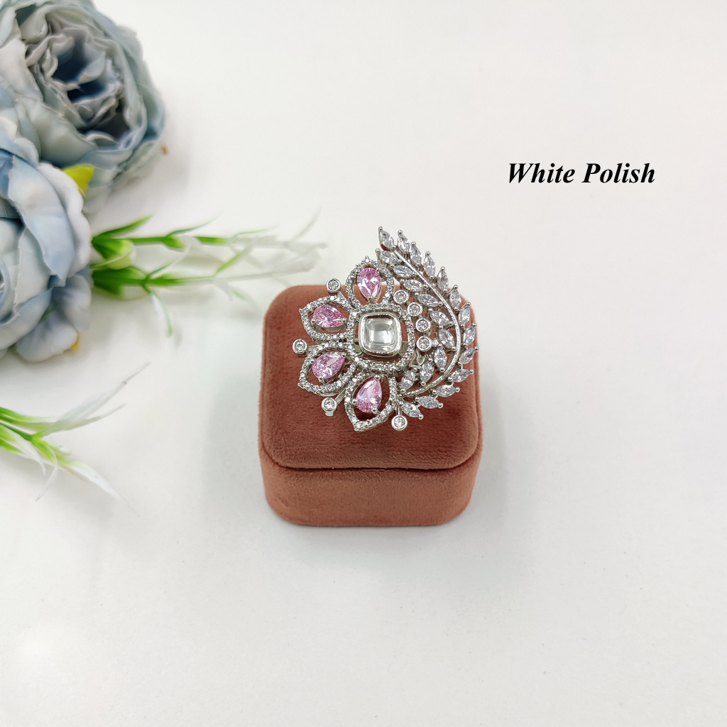 Modern Designer American Diamond Ring
