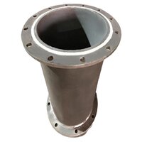 SiC SiSiC RBSiC Wear Resistant Lining Tube