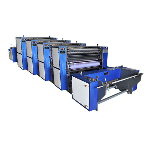 Automatic Veriable Reel To Reel Non Woven Fabric And Paper Printing Machine