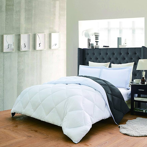 White Color Reversible Comforter