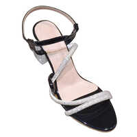 Ladies Stylish Sandals - High-quality Leather, Medium Heel, Fancy Design | Breathable Comfort, Versatile Colors For Every Occasion