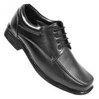 Mens Black Leather Formal Shoes - High-Quality Leather, Various Sizes Available, Multiple Color Options, Washable Design, Warranty Included