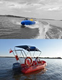 RotoTech Kontra 350 Boat,HDPE Rescue boat, 6 Persons boat, 6 Passenger Boat, 6 Seater boat, 6 People boat, 5 to 6 Seater boat, Life boat for Rescue, Motor boat, PE rescue boat, HDPE boat, HDPE life boat, HDPE Speed boat, Kontra 350,Polyethylene Boat