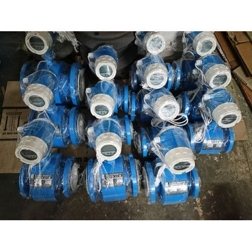 Blue Rubber Liner Electromagnetic Flow Meter