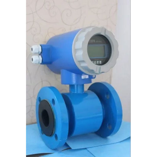 Blue And White Mag Flow Meter