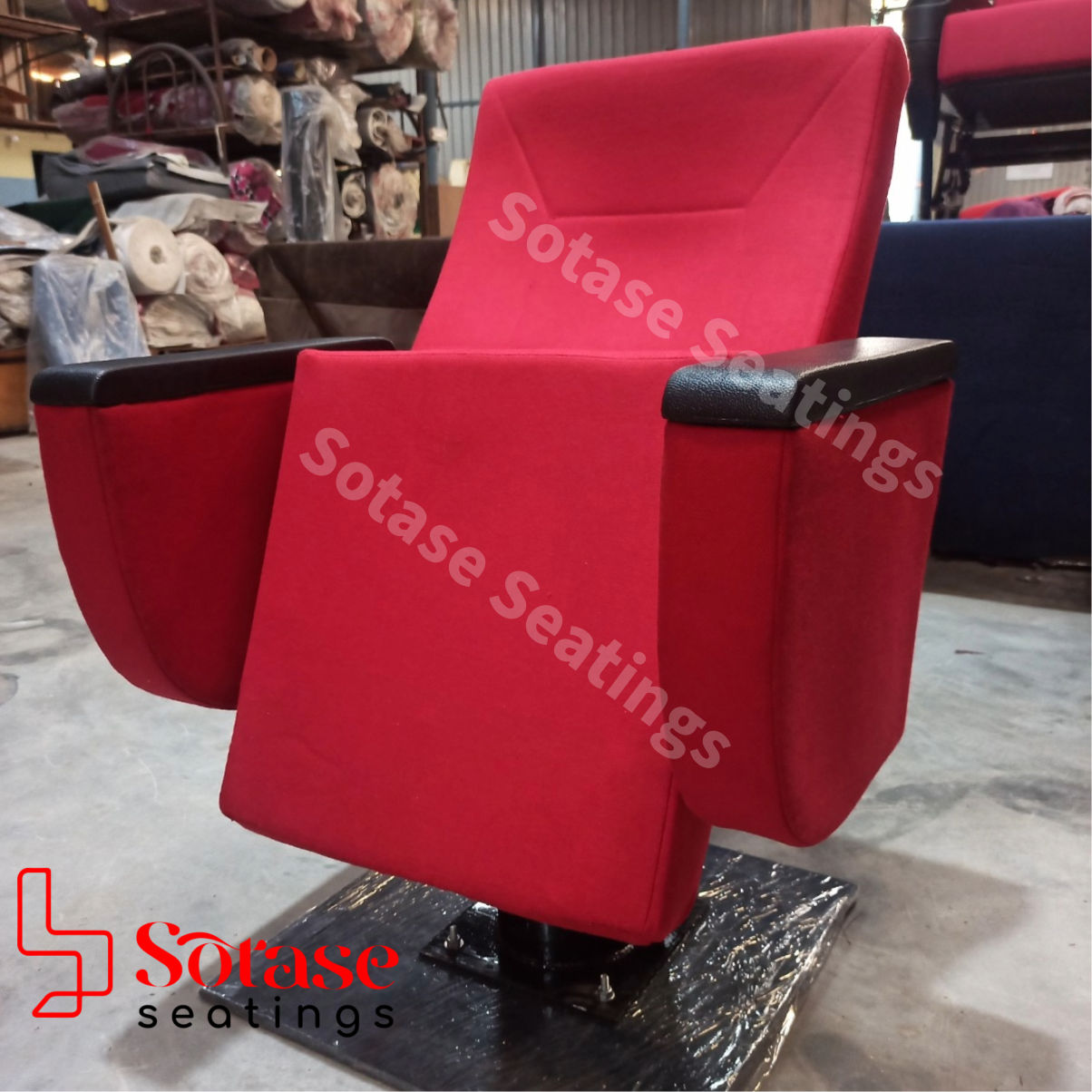 Sotase Center Mounted Tip-Up Auditorium Chair