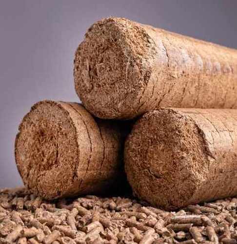 Biomass Briquettes - High-Efficiency Renewable Fuel, Ideal for Cooking and Electricity Generation