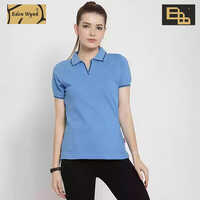 Ladies Collar T-Shirt