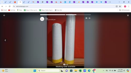 Masking roller
