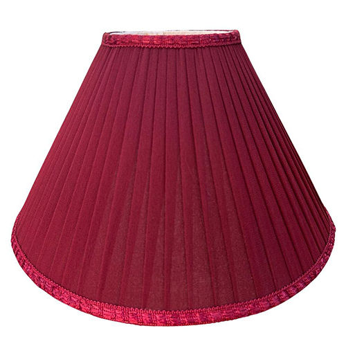 Red Fabric Lamp Shade