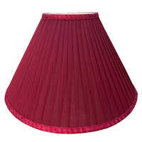 Red Fabric Lamp Shade