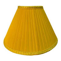 Yellow Fabric Lamp Shade