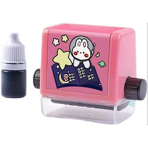 Pink Kids Blue Learning Mathematical Stamp