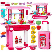 Kids Cooking Set - Lightweight Plastic, Ideal For Ages 7-10, Vibrant Pink Color, Big Kitchen Experience