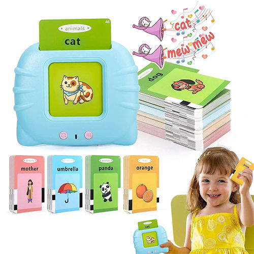 Multicolor Talking Flash Cards Learning Toys For Boys & Girls