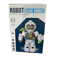 Toy Robot - Plastic Build, 5-7 Years Age Range, White Color, Interactive Play Features