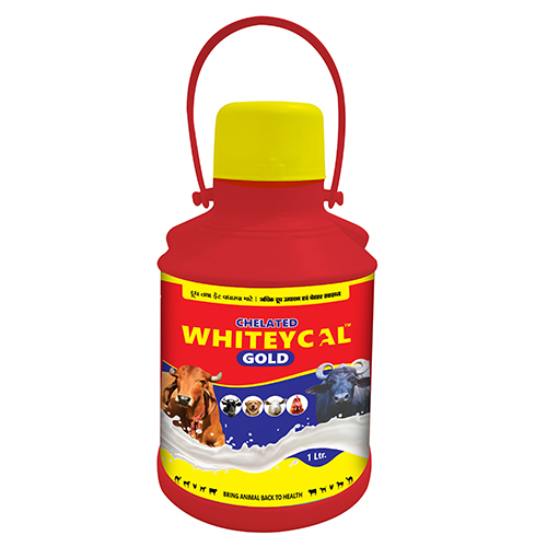 1L Chelated Whiteycal Gold Animal Feed Supplement