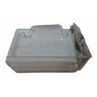 Acrylic Dentist Formalin Chamber - 14" X 8" X 8", Transparent With Brass Hinges And Screws, 3 Trays For Urology Department