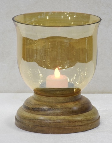 7 Inch Multicolor Glass Hurricane