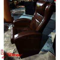 Sotase Leatherette Push Back Cinema Chair