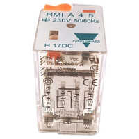 Rmia45230vac Industrial Relay - High Power Plastic Contacts, Miniature Size | 230v Rated Voltage, 220-240v Power Consumption, 50g Weight, Industrial Usage, Warranty Included