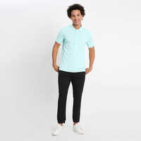 Mens Blue Polo T- Shirt