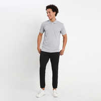 Mens Gray Polo T-Shirt