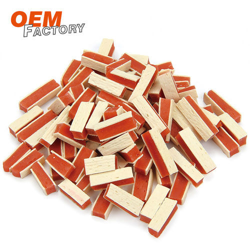 Chicken And Cod Sandwich Dice Healthy Cat Snacks Manufacturer Oem Natural Cod Cat Treats Supplier - Color: Orange