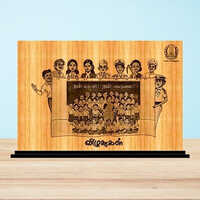 Polished Wooden Engraved Award