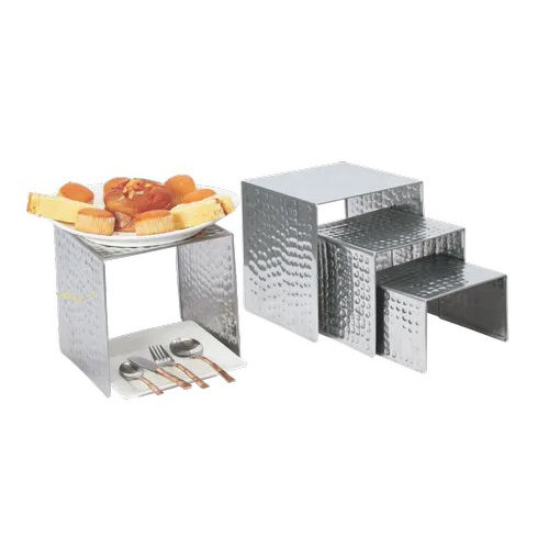 Buffet Riser C Shape Hammared 3pcs set