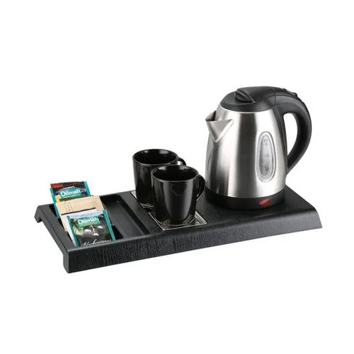 Stainless Steel Electric Tea Kettle Tray Set