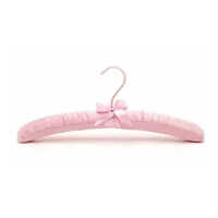 Satin Padded Hangers - Color: Assorted/satin Finish (commonly Pastel Shades)