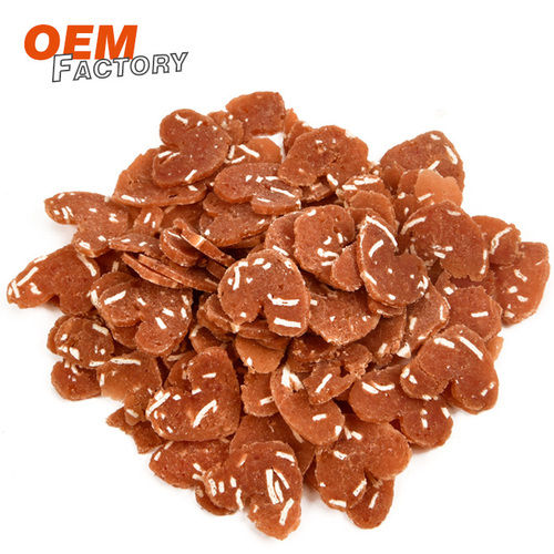 Heart Shaped Duck With Cod Slice Best Healthy Cat Treats Oem Natural Cat Snacks Factory - Color: Brown