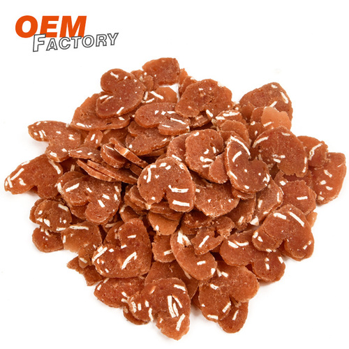 Heart Shaped Duck with Cod Slice Best Healthy Cat Treats OEM Natural Cat Snacks Factory