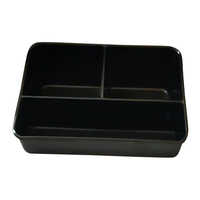 Lightweight Plastic Tea Sachet Holder - Color: Black