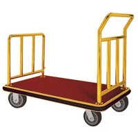Hotel Luggage Trolley - Durable Steel Material, Heavy-duty Design , Smooth Rolling Wheels For Effortless Transport
