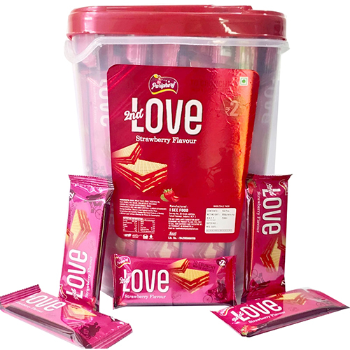 Strawberry Flavour Wafers
