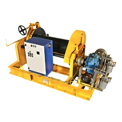 Yellow Heavy Duty Electric Winch