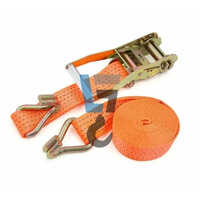 Orange Polyester Ratchet Lashing Belt