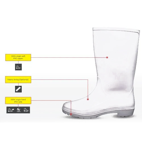 101 White Hillson Safety Shoes