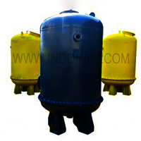 Softener Vessel - Color: Blue And Yellow