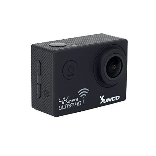 Black Sunco S061 4K Sports Action Waterproof Camera