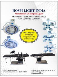 SURGICAL LIGHT MANUFACTURE