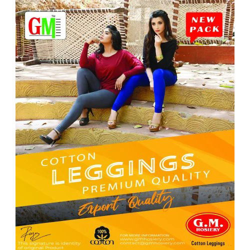 Ladies Plain Cotton Legging