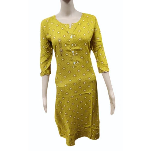 Rayon Printed Kurti