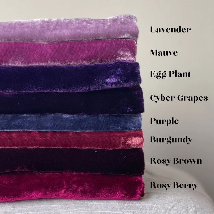 dyeable velvet fabrics