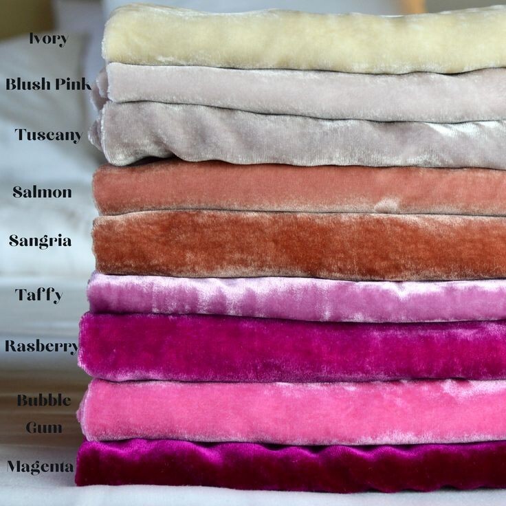 dyeable silk velvet fabrics or  hand dyes velvet fabrics